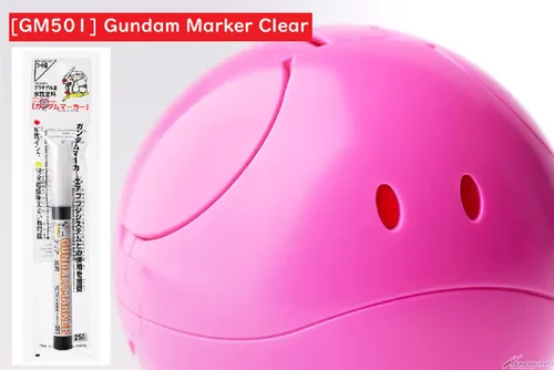 Miniatura 3 de GSI Creos Gundam Marker - Juego de 3 tipos de brillo transparente, mate transparente, plateado Gundam con adhesivo Kanji LOVE