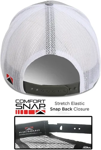 Miniatura 4 de Paramount Outdoors Sombrero de pesca de trucha al atardecer, diseño de silueta de pez de montaña, sombrero para exteriores con cómodo Snapback