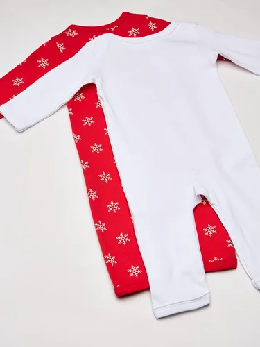 Miniatura 5 de Hudson Baby Overol de algodón para bebés, muñeco de nieve, 12-18 meses US