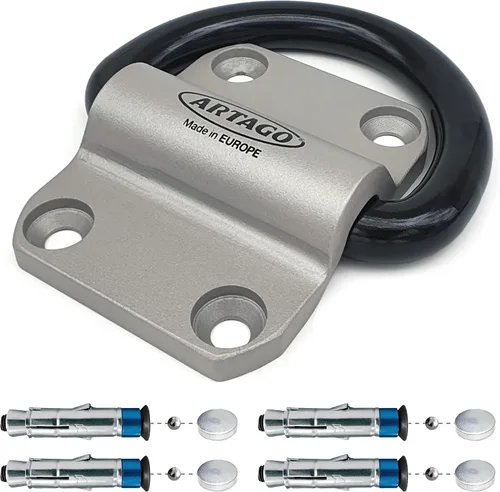 Miniatura 9 de Artago 61 anclaje de seguridad de alta gama, doble puente 6+6, se vende seguro aprobado, pernos especiales blindados más profundos, acero de máxima