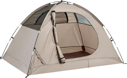 Miniatura 4 de Amplia tienda de campaña impermeable para 2/4 personas para 4 estaciones con gran sobretecho – Versátil tienda de campaña al aire libre