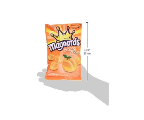 Miniatura 3 de Maynards Caramelo de melocotón mullido, 6.53 oz, 2 unidades, importado de Canadá