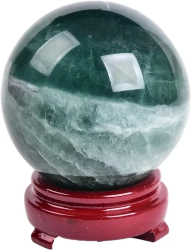 Miniatura 92 de JIC Gem Esfera de cristal de cuarzo Pietersite, bola de cristal decorativa azules y marrones dorados para meditación, decoraciones de mesa