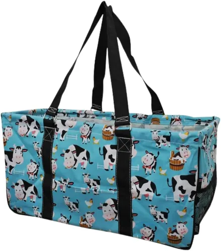Miniatura 49 de NGIL Bolsa de comestibles reutilizable extra grande plegable de gran tamaño para comestibles, almacenamiento, picnic, playa, Flecha-negro