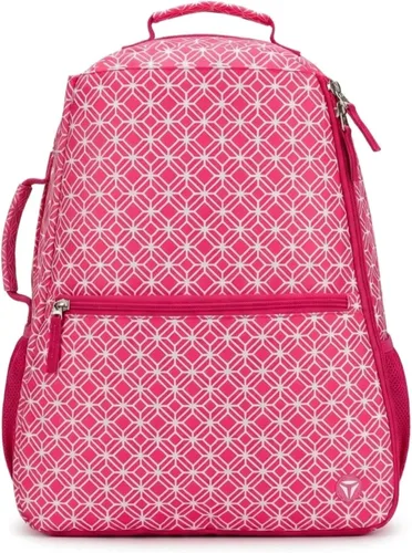 Thorza Mochila de raqueta de tenis para mujer – Bolsa de tenis ligera que almacena 2 raquetas, pelotas y equipo deportivo – Mochila