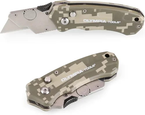 Miniatura 10 de Olympia Tools Cuchillo utilitario de acero inoxidable Turbofold 33-125