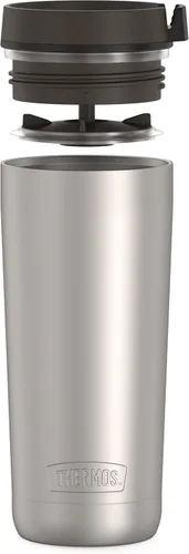 Miniatura 5 de THERMOS ALTA SERIES - Vaso de acero inoxidable de 18 onzas, acero mate/negro espresso