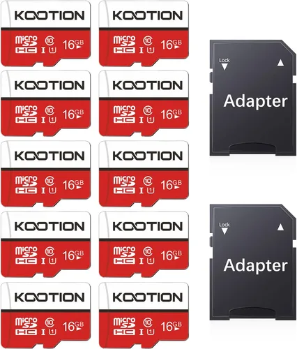 Miniatura 16 de KOOTION Tarjeta Micro SD de 32 GB, 5 unidades, tarjeta de memoria flash MicroSDHC Clase 10 con adaptador UHS-I, Full HD, tarjeta TF C10
