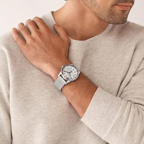 Miniatura 4 de Fossil Reloj casual de cuarzo azul para hombre inspirado en buceo