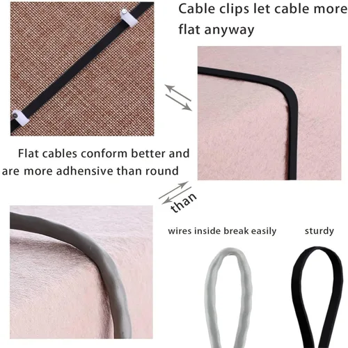 Miniatura 4 de Jadaol Cable Ethernet Cat 8 de 20 pies, 40 Gbps 2000 MHz, cable de conexión LAN RJ45 S/FTP, cable de red Cat8 de alta velocidad para router, módem