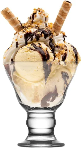 Miniatura 5 de Vikko Tazones de postre, cuencos de helado de 5.5 onzas, juego de 6 tazas de postre con patas para hielo, pudín, fruta y más, aptos para lavavajillas