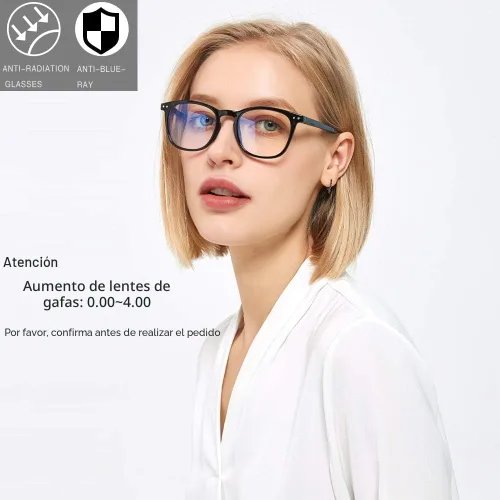 Miniatura 3 de Henotin Paquete de 3 lentes de lectura con bloqueo de luz azul, lectores de computadora con bisagra de resorte para hombres y mujeres, anteojos