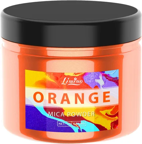 Polvo de mica puro – Pigmento de color de resina epoxi perla de 3.5 onzas – Pigmento colorante de grado cosmético – Tinte de jabón natural para kit