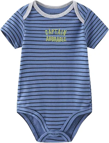 Miniatura 20 de Kiddiezoom Body unisex de manga corta para bebé, paquete de 5
