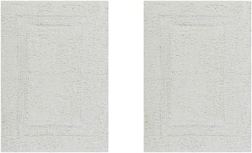 Miniatura 26 de Better Trends Alfombra de Inodoro en Forma de U Cubierta de Asiento de Inodoro de Lujo 100% Algodón Absorbente de Agua, Cubierta de Tapa Reversible