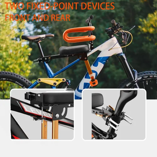 Miniatura 7 de Asiento de Bicicleta para Niños - Montaje Delantero, Asiento de Bicicleta para Niños para Bicicleta de Adulto, Asiento de Bicicleta para Bebé