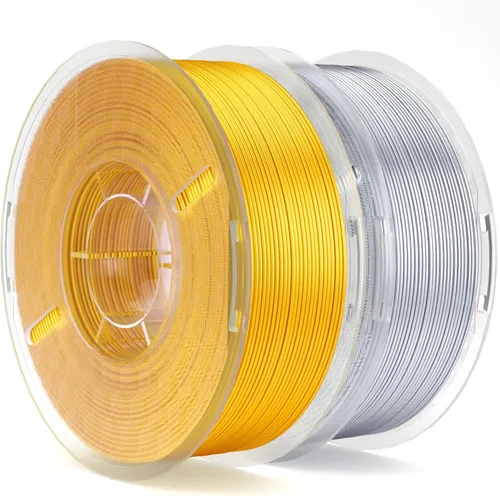 Miniatura 37 de ELEGOO Filamento PLA Seda Cobre 1.75mm 1KG, Filamento para Impresora 3D con Precisión Dimensional +/- 0.02mm, Carrete de 1kg (2.2lbs) Compatible