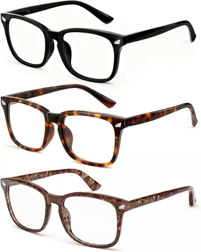 Miniatura 22 de Gafas de Bloqueo de Luz Azul para Hombres y Mujeres Gafas de Luz Azul 99% de Bloqueo Gafas para Computadora Conducción Nocturna Videojuegos