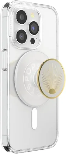 Miniatura 23 de Agarre para teléfono PopSockets con soporte expandible, agarre adhesivo - Confeti de aluminio oro rosa Lámina de oro rosa