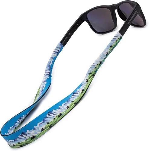 Miniatura 15 de Gunjovi Correa de gafas de sol de neopreno, correa de gafas flotantes, retenedor de gafas para hombres, mujeres y niños