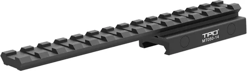 Miniatura 4 de 14-Slot Picatinny Rail Riser Mount (1"/0.83"/0.5" Height), 5.7" Length Flat Top Mount Adapter and Riser Mount