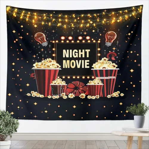 Miniatura 19 de Homewish Tapiz de música de piano, notas musicales, arte para colgar en la pared, para niños, niñas, niños, adolescentes, grafiti retro, color gris