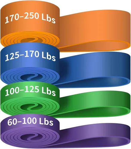 Miniatura 10 de Alllvocles Resistance Band, Pull Up Bands, Pull Up Assistance Bands, Workout Bands, Exercise Bands, Resistance Bands Set for Legs, Working Out