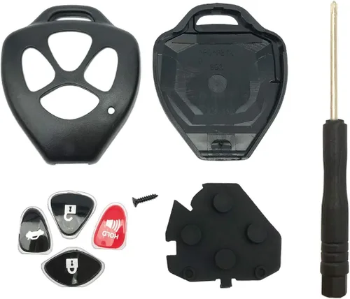 Miniatura 2 de Carcasa de reemplazo de 4 botones sin corte para llave y control remoto para Toyota Scion TC RAV4 2008-2013 Avalon 2007-2011 Camry 2008-2013 Corolla