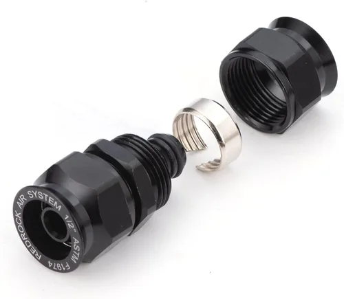 Miniatura 3 de 2 accesorios de tuberías rectas de 1/2 pulgada para sistema de aire de unión, a prueba de fugas para tubos de 1/2 pulgadas (0.630 in de diámetro)