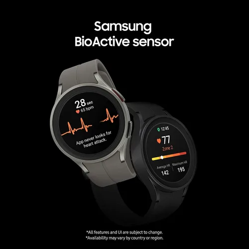 Miniatura 4 de SAMSUNG Reloj inteligente Galaxy Watch 5 Pro LTE de 1.772 in con rastreador de cuerpo, salud, fitness y sueño, batería mejorada, cristal de zafiro