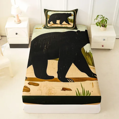 Miniatura 10 de Erosebridal Yoga Gifts Fitted Sheet for Boys Girls Kids Yoga Chakras Twin Bed Sheets,Sun and Moon Sheets Boho Tribal Bedding Sets, No Top Sheet