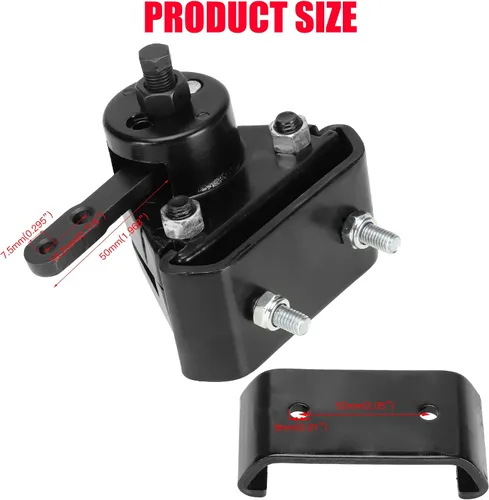 Miniatura 6 de GREHUA Kit de Frenos para Go Kart Compatible con Yerf-Dog Manco 9598 9597 ASW Bristers Airheart MB-1, Pinza de Freno de Disco Mecánica con Soporte