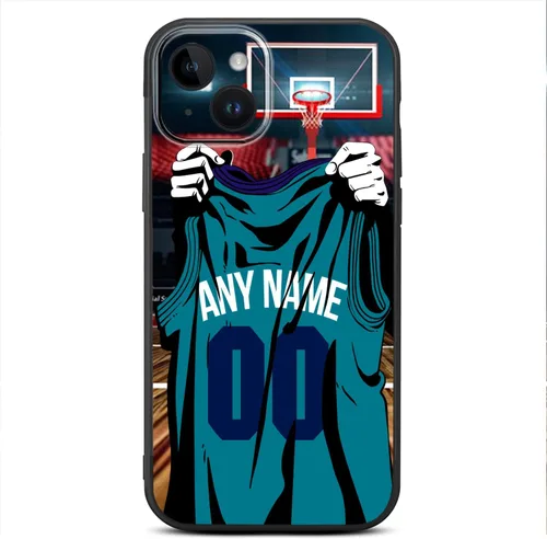 Miniatura 23 de Nombre y número personalizados de bricolaje – Camiseta de baloncesto de Oklahoma City – Funda de silicona líquida para iPhone 17 Air 16 15 Pro Max