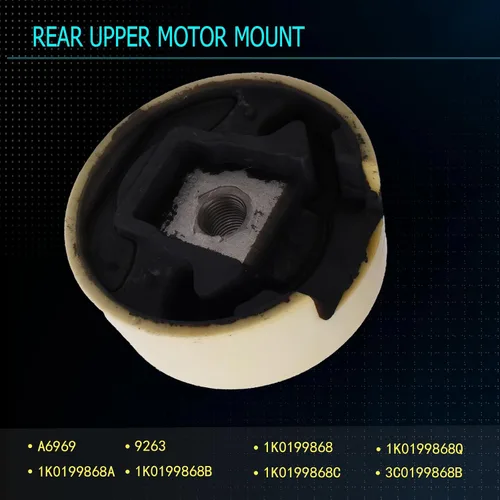 Miniatura 8 de Juego de 5 soportes de motor y montaje de transmisión compatibles con A3 2006-2013, EOS 2007-2016, GTI 2006-2014, Jetta 2006-2008, repuesto Jetta