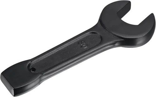 Miniatura 4 de uxcell Llave de golpe de extremo abierto de 1.181 in, herramienta de mano de llave de cabeza única de acero de alta resistencia