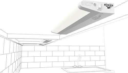 Miniatura 4 de HALO Serie HU11 de 18 pulgadas. Luz LED integrada blanca seleccionable para debajo del gabinete