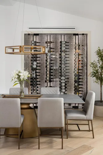 Miniatura 5 de Ultra Wine Racks - Estantería para Vinos de Montaje de Piso a Techo (1 Lado, Profundidad Simple, Negro, Capacidad para 21 Botellas de Vino)