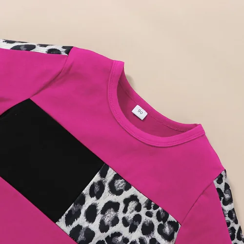 Miniatura 11 de Ropa de verano para niña, camiseta de manga corta para bebé, pantalones cortos, estampado de leopardo, camuflaje, de 18 meses a 6 años