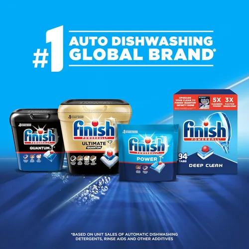 Miniatura 3 de Finish - Todo en 1 - Detergente para lavavajillas - Powerball - Tabletas para lavavajillas - Tabletas para platos - Aroma fresco, 94