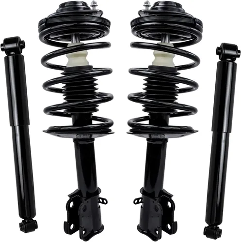 Miniatura 73 de Detroit Axle - Amortiguadores de puntales para Nissan Sentra 2007-2012 [Base S SL SR] Puntales delanteros completos con amortiguadores traseros
