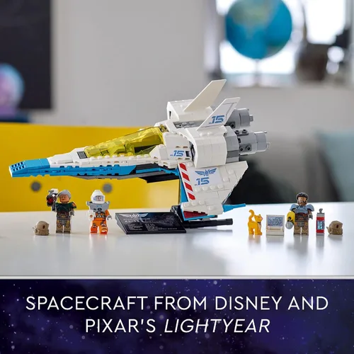Miniatura 2 de LEGO Disney Pixar's Lightyear XL-15 Spaceship 76832 Modelo para construir, juguete del espacio exterior con minifigura Buzz, figura de Sox el gato