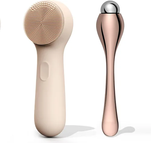 Miniatura 11 de Cepillo Exfoliante Facial de Silicona, NågraCoola CLIE 2.0 Cepillo de Limpieza Facial, Recargable, Impermeable, Cepillo Exfoliante Facial para Avena