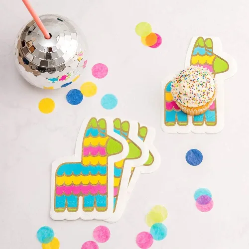 Miniatura 2 de Weddingstar Lindas servilletas de papel para ocasiones especiales - Fiesta Piñata - Juego de 40 Piñata Fiesta