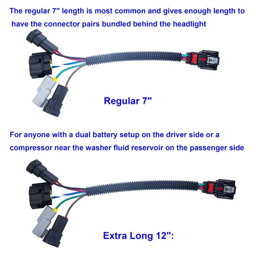 Miniatura 6 de Mejora de arnés de conversión de faros LED, actualización de arnés de cables de faros compatible con Toyota Tacoma 2016-2023 para usar faros LED