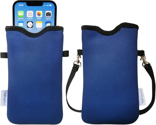 Miniatura 66 de Tainada Funda Estuche Bolsa de Neopreno para Teléfono para Hombres y Mujeres con Correa Cruzada/Cordón para el Cuello para iPhone 17/16/15 Pro Max