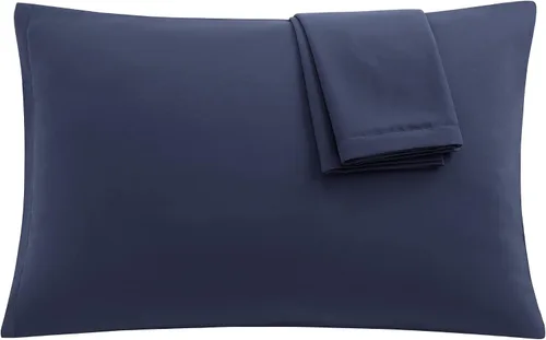 Miniatura 22 de uxcell Paquete de 2 fundas de almohada de microfibra suave serie 1800 con cremallera estándar (20 x 26 pulgadas), color dorado