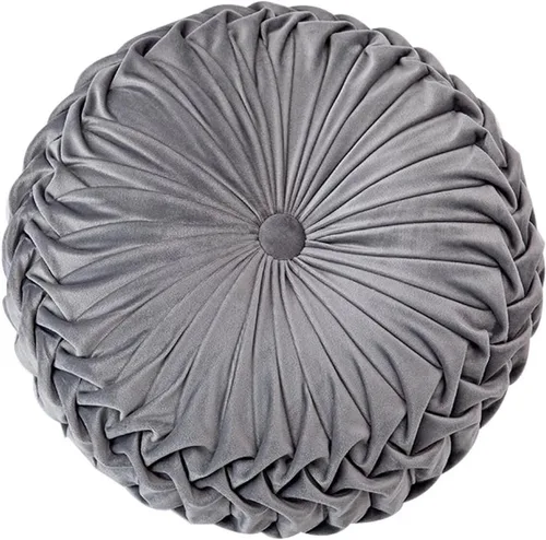 Miniatura 13 de HLOVME Cojín decorativo redondo para sofá, cama, sala de estar, cojín pequeño de suelo para adultos y niños, 13.7 pulgadas (A01-rosa)