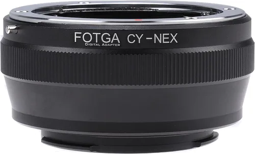 FOTGA Adaptador de lente para lente de montaje Contax Yashica C/Y a cámara Sony E NEX3 C3 NEX-5 5R 5N 5C NEX6 NEX7 A6300 A6400 A6500 A6000 A5000