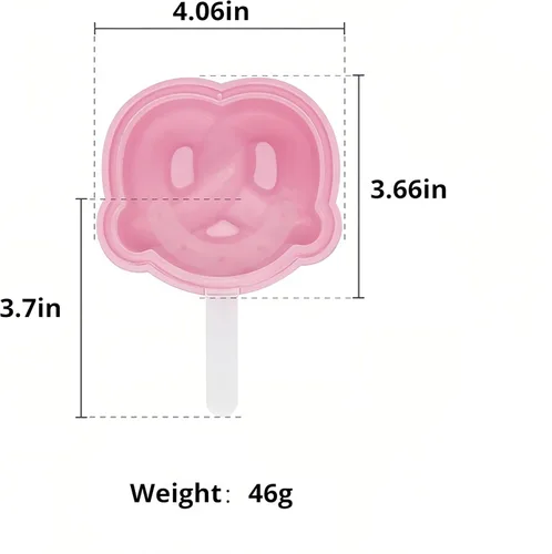 Miniatura 5 de Paquete de 2 moldes de silicona para hacer paletas de helados, moldes de helado congelados, accesorios de cocina, leche materna de fácil liberación