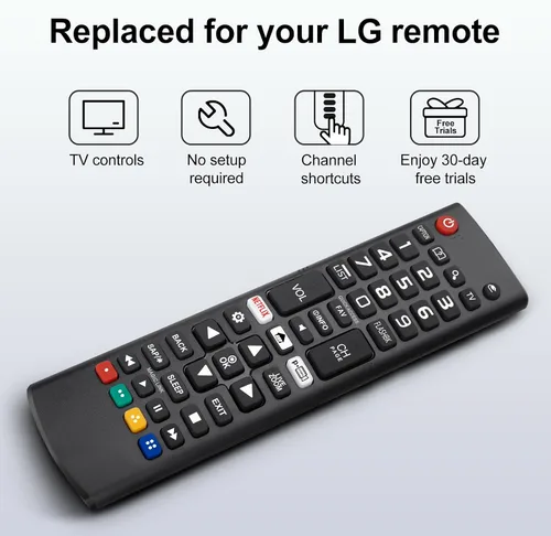 Miniatura 4 de 【Paquete de 2】 para reemplazo de control remoto LG Smart TV, universal para todos los televisores inteligentes LG